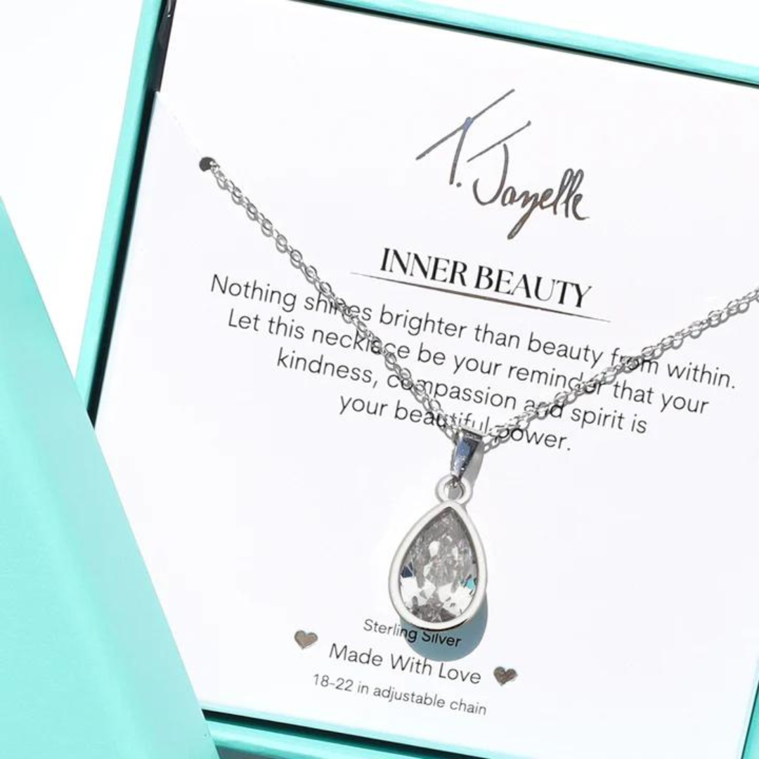 T. Jazelle Inner Beauty Necklace - Silver