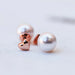 Pura Vida Pearl and Heart Double Stud - The Cottage