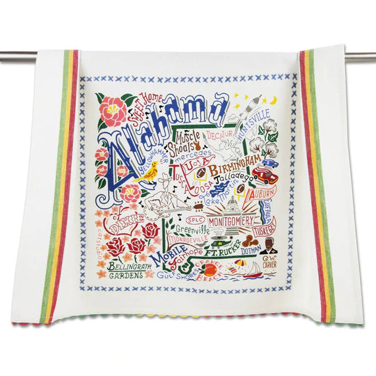 Catstudio Geography Dish Towel - The Cottage