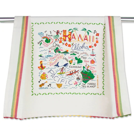 Catstudio Geography Dish Towel - The Cottage