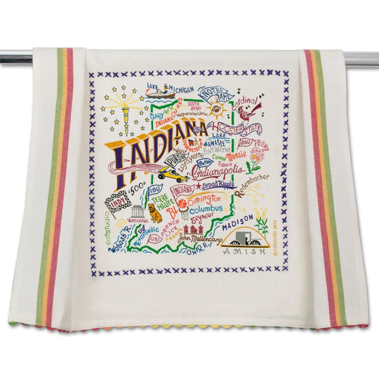 Catstudio Geography Dish Towel - The Cottage