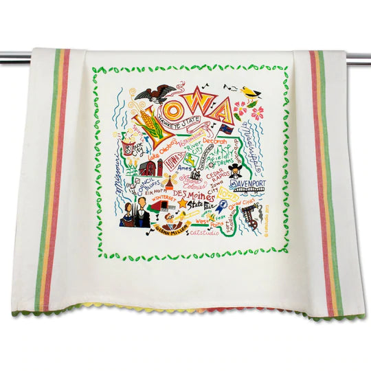 Catstudio Geography Dish Towel - The Cottage