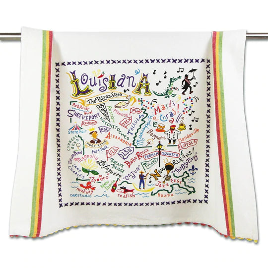 Catstudio Geography Dish Towel - The Cottage