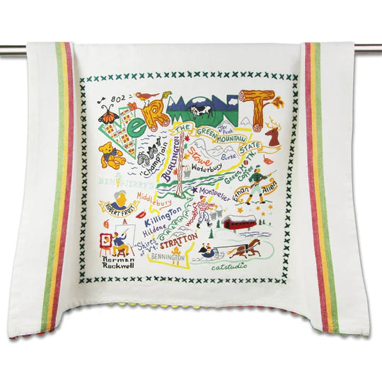 Catstudio Geography Dish Towel - The Cottage