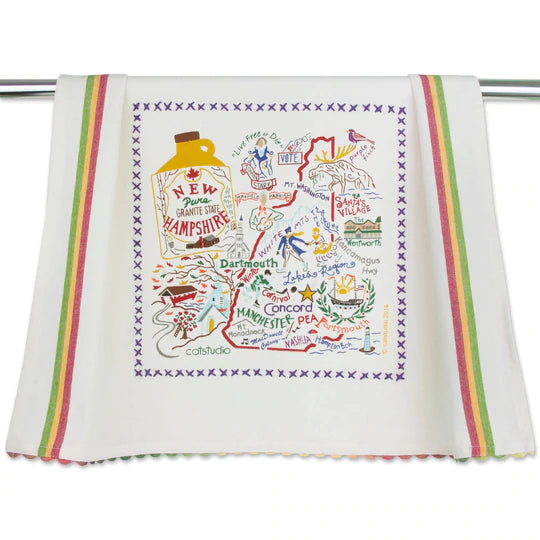 Catstudio Geography Dish Towel - The Cottage