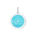 Lola Compass Pendant - Light Blue - The Cottage