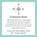 Lola Compass Pendant - Light Blue - The Cottage