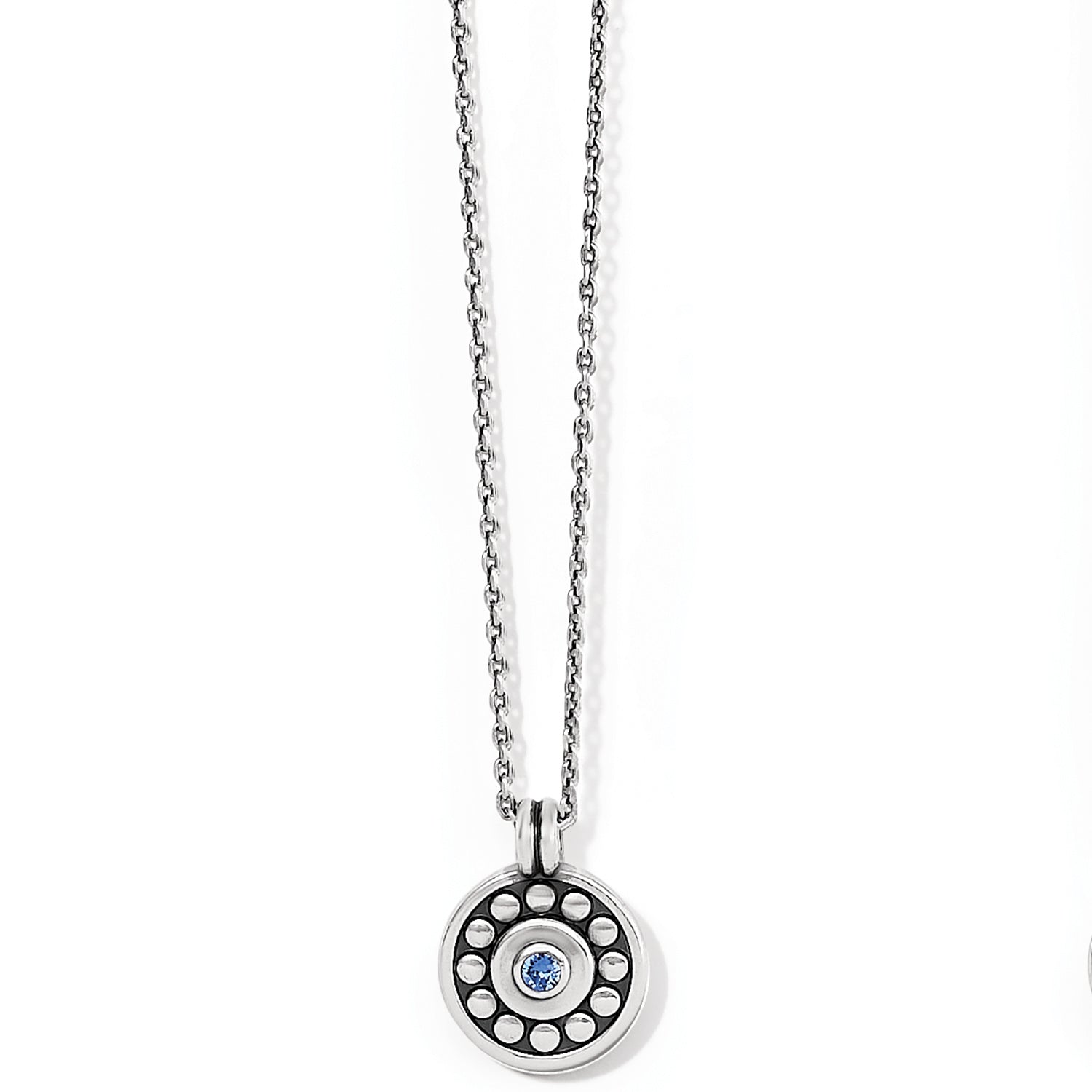 Brighton Pebble Dot Medali Petite Necklace - The Cottage