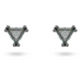 Swarovski Stilla Stud Earrings - Gray/Rhodium - The Cottage