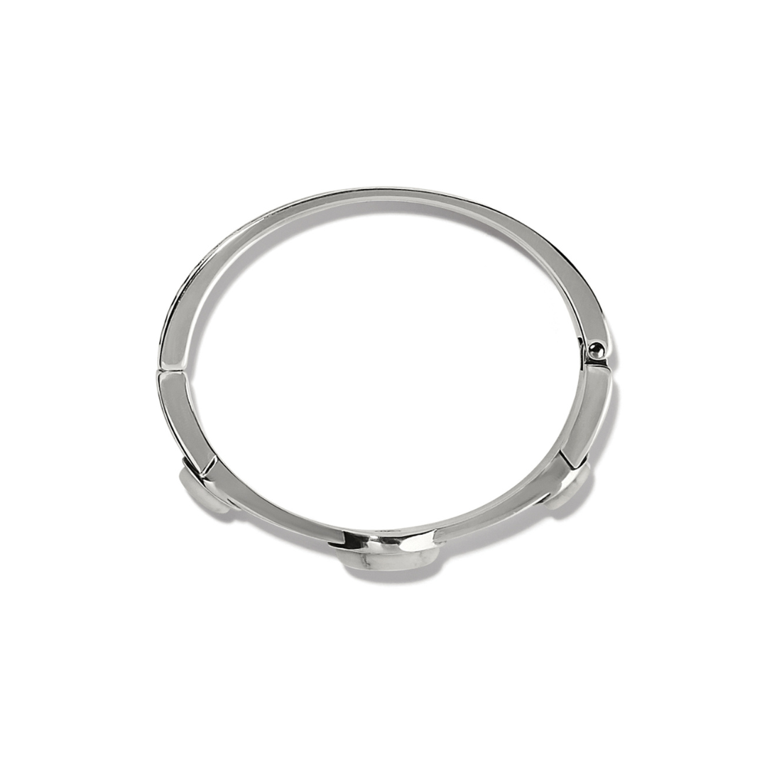 Brighton Pebble Dot Dream Howlite Hinged Bangle - The Cottage