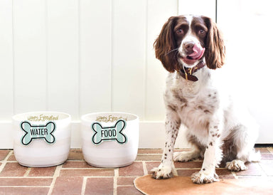 Happy Everything Mini Bowl - White Stripe - The Cottage