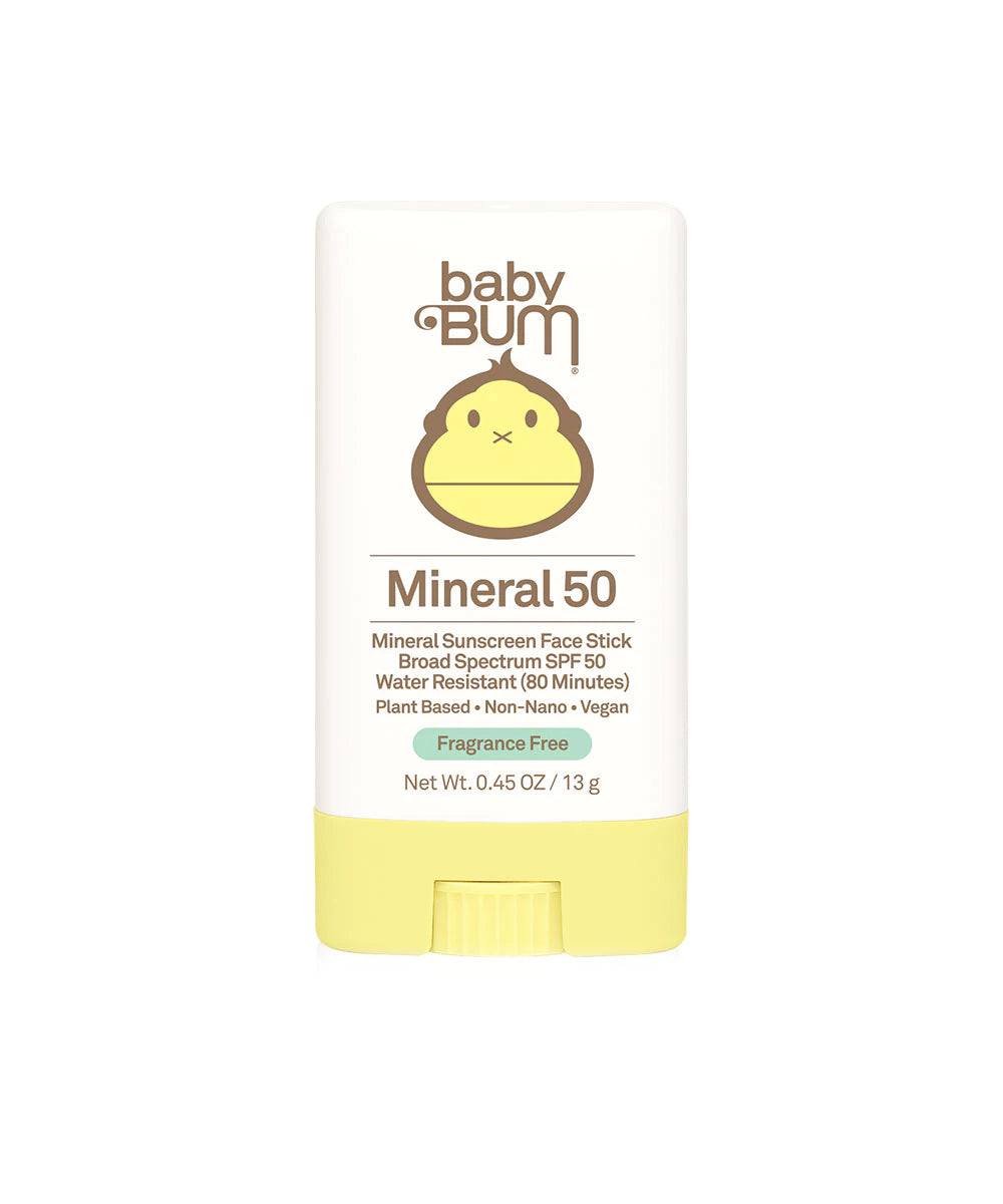 Sun Bum Baby Bum SPF 50 Mineral Sunscreen Face Stick - The Cottage