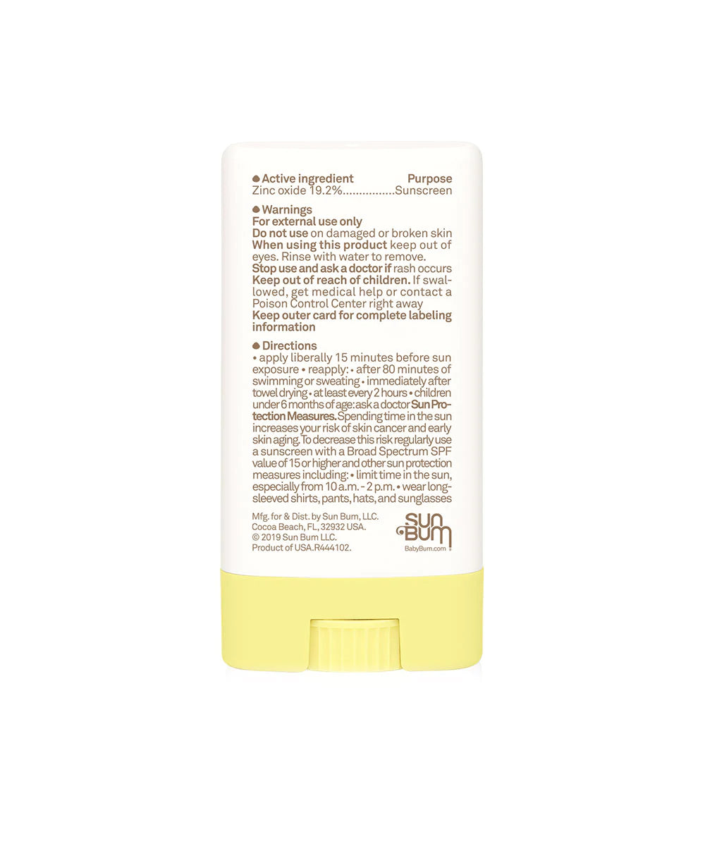 Sun Bum Baby Bum SPF 50 Mineral Sunscreen Face Stick - The Cottage