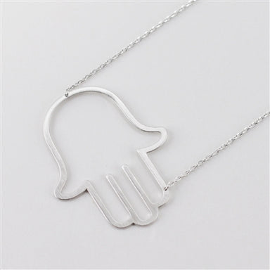 Cool & Interesting Hamsa Hand Necklace - The Cottage