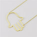 Cool & Interesting Hamsa Hand Necklace - The Cottage