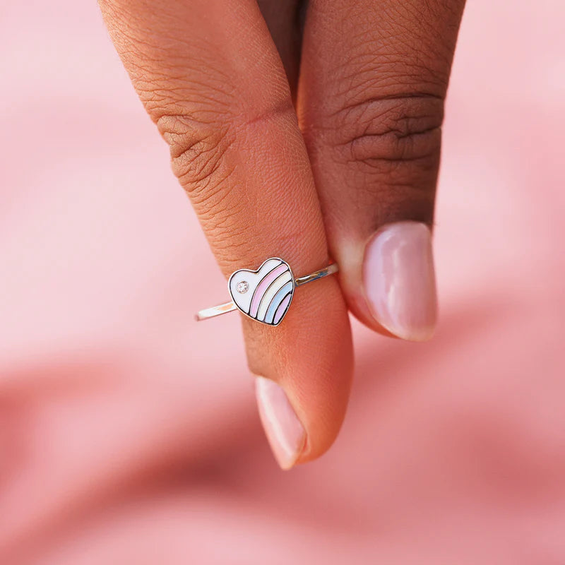 Pura Vida Pastel Vintage Heart Ring - The Cottage