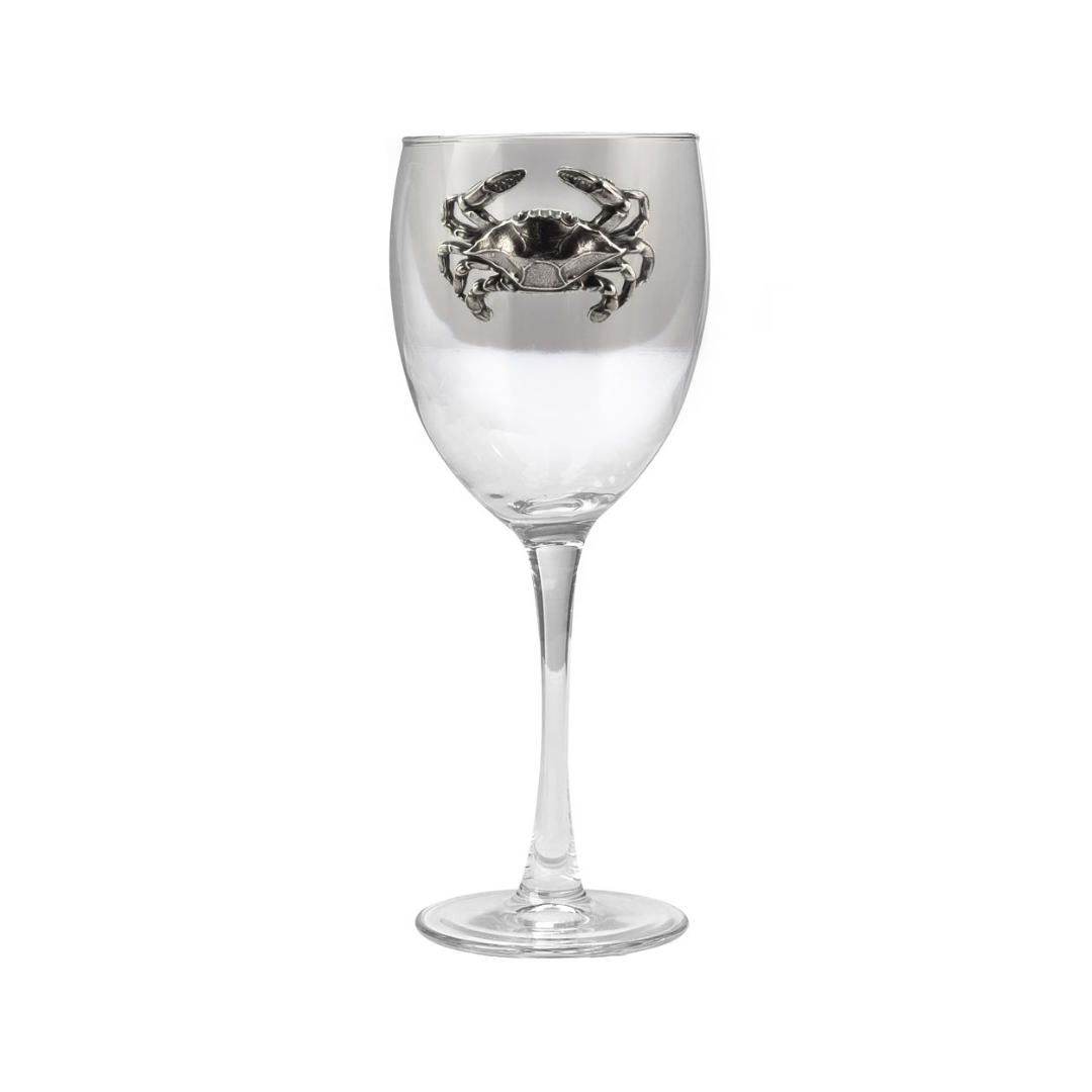 Salisbury Home Collection Crab Wine Glass - The Cottage