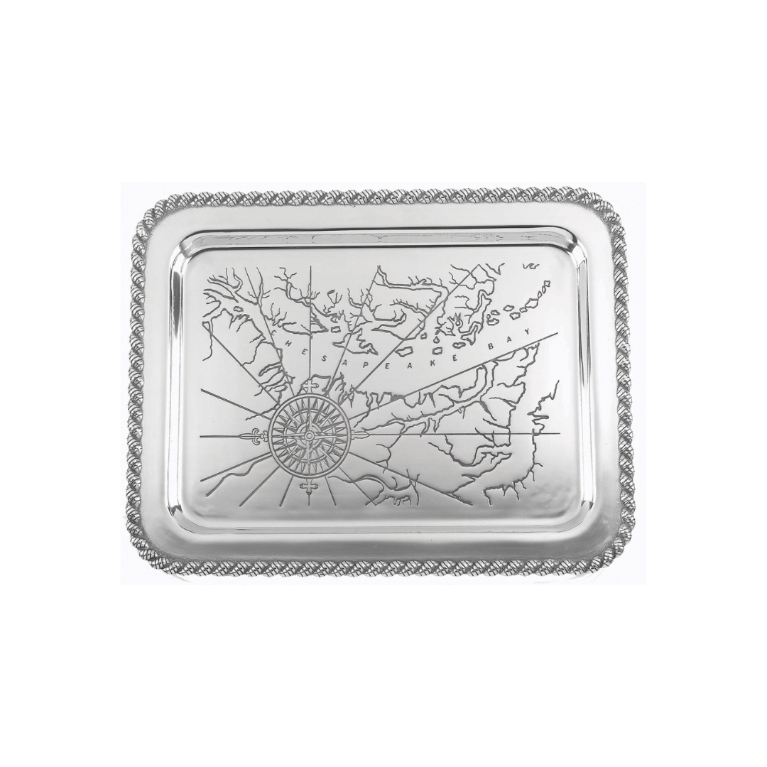 Salisbury Home Collection Latitudes Tray - The Cottage