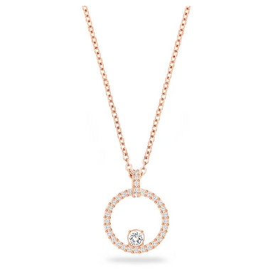 Swarovski Creativity Circle Pendant - Rose Gold - The Cottage