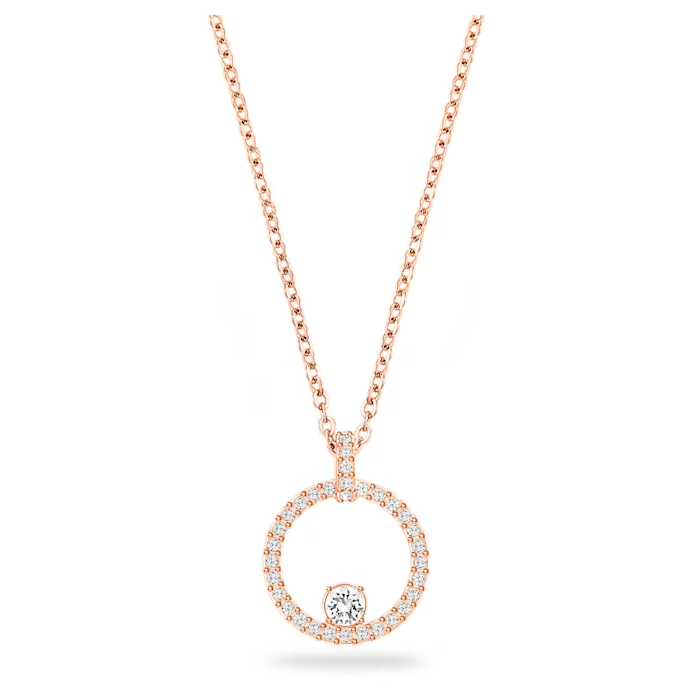 Swarovski Creativity Circle Pendant - Rose Gold - The Cottage