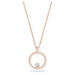 Swarovski Creativity Circle Pendant - Rose Gold - The Cottage