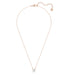 Swarovski Attract Square Cut Necklace - Rose Gold - The Cottage