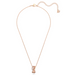 Swarovski Twist Necklace - Rose Gold - The Cottage