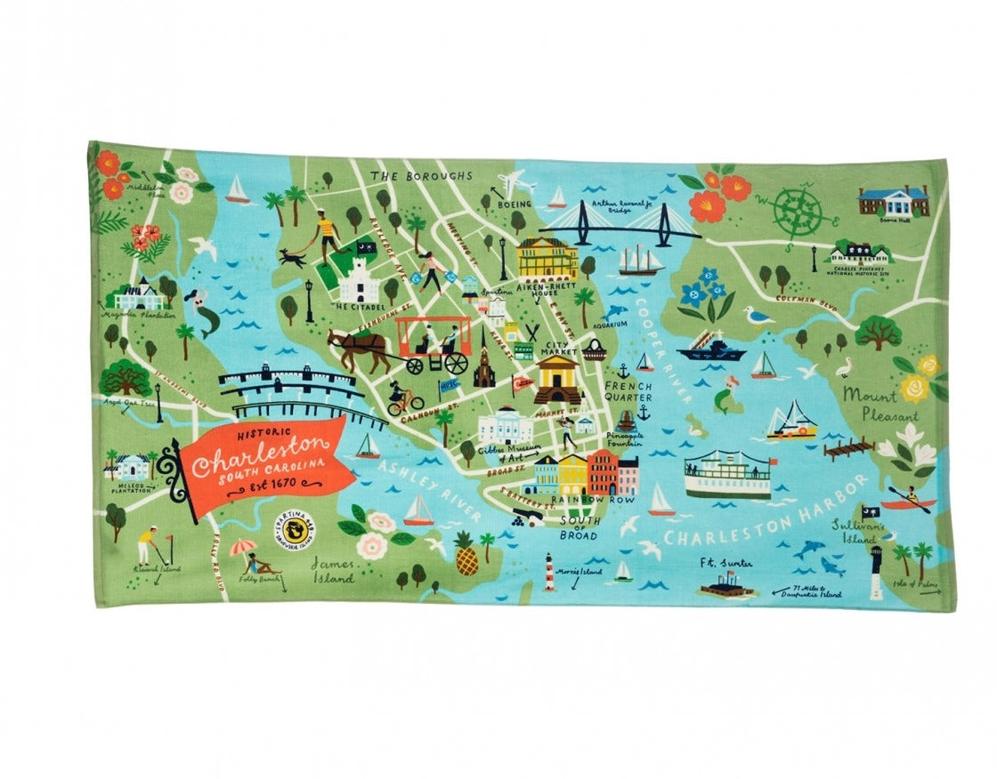 Spartina Charleston Beach Towel - The Cottage