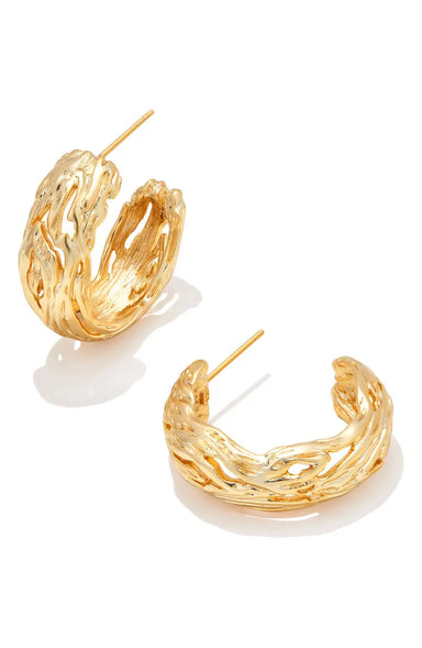 Kendra Scott Caprise Hoop Earrings - The Cottage