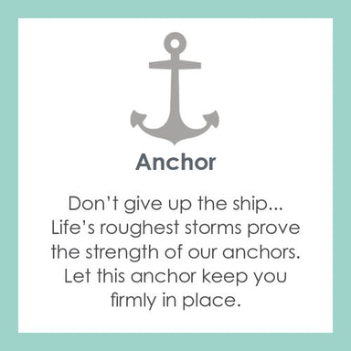 Lola Anchor Pendant - Gold - The Cottage