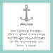 Lola Anchor Pendant - Gold - The Cottage