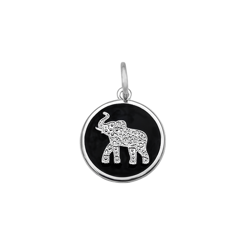 Lola Elephant Pendant - Black - The Cottage