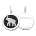 Lola Elephant Pendant - Black - The Cottage