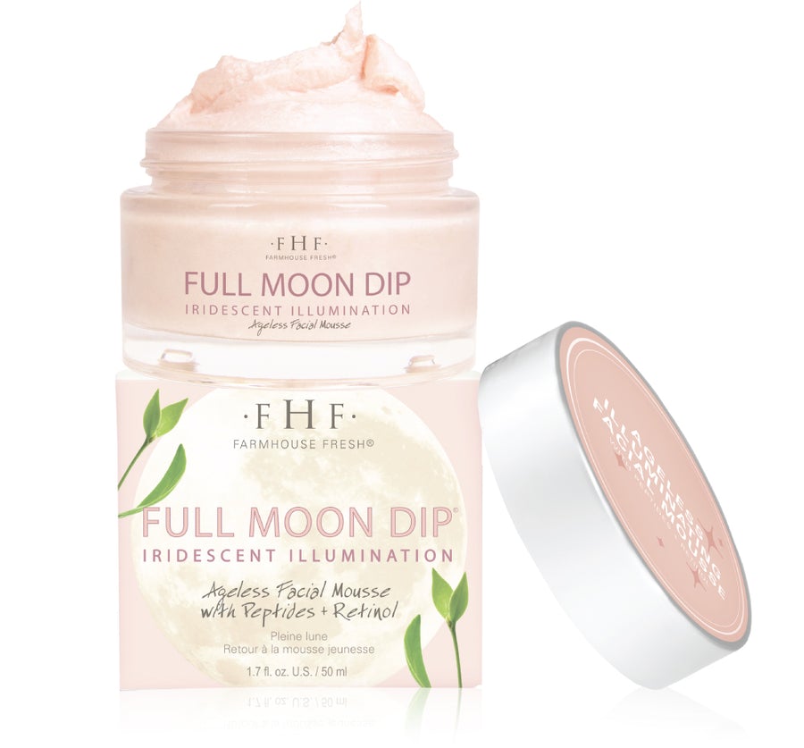 Farmhouse Fresh Full Moon Dip Iridescent Facial Mousse Peptides + Retinol - The Cottage