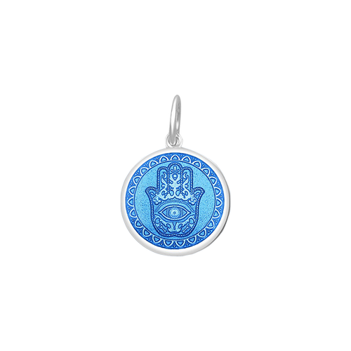 Lola Hamsa Pendant - Periwinkle - The Cottage