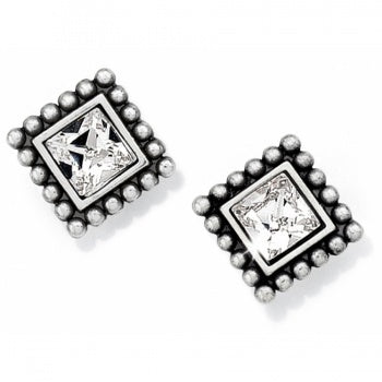 Brighton Twinkle Sparkle Square Mini Post Earrings - The Cottage