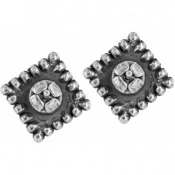 Brighton Twinkle Sparkle Square Mini Post Earrings - The Cottage