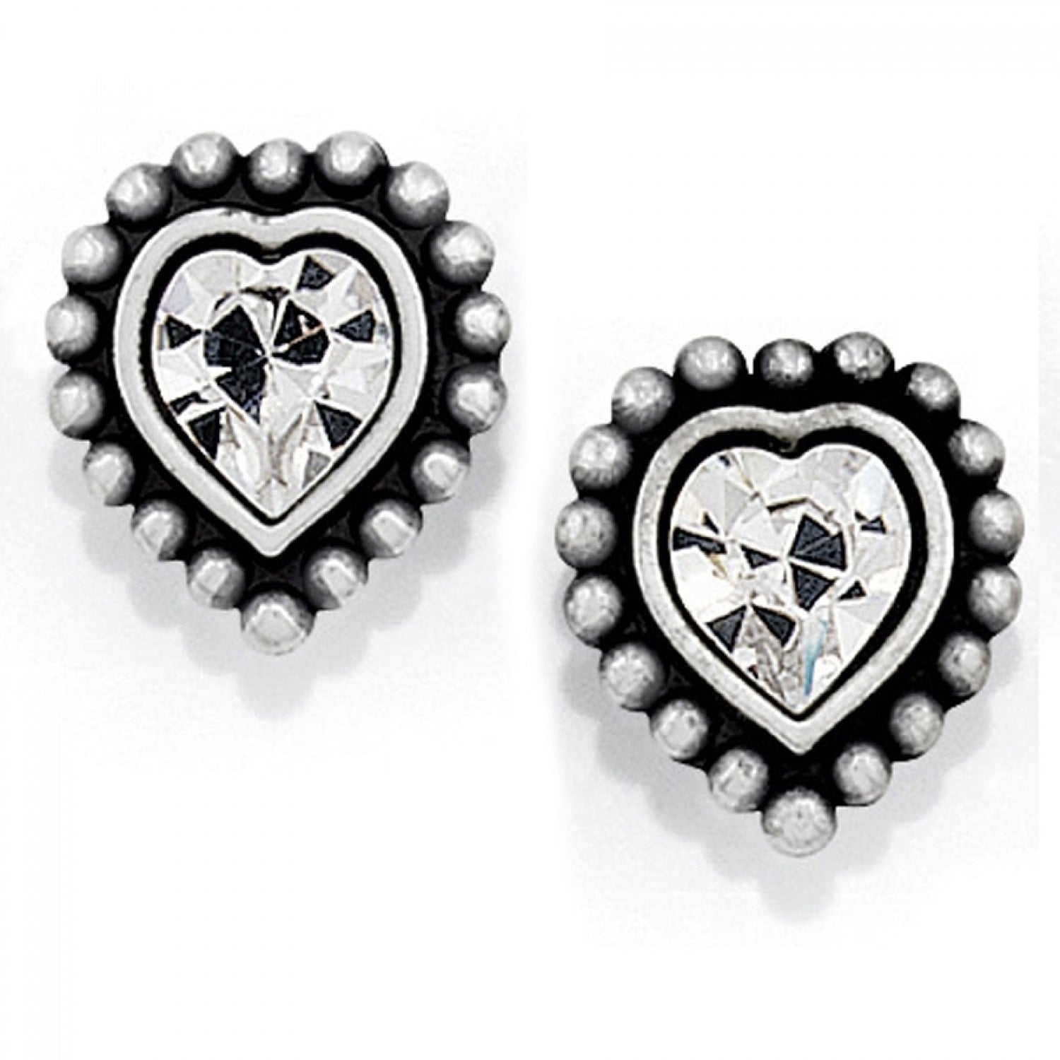 Brighton Shimmer Heart Mini Post Earrings - The Cottage