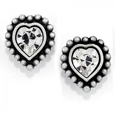 Brighton Shimmer Heart Mini Post Earrings - The Cottage