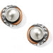 Brighton Neptune's Rings Pearl Button Earrings - The Cottage