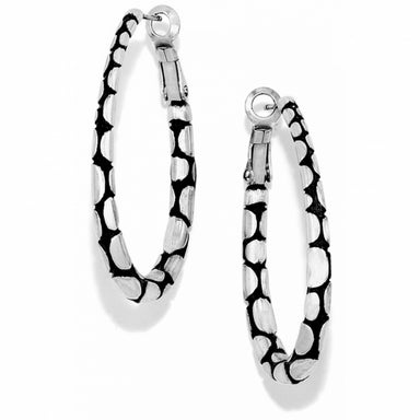 Brighton Pebble Oval Hoop Earrings - The Cottage