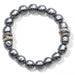 Brighton Neptune's Rings Gray Pearl Stretch Bracelet - The Cottage