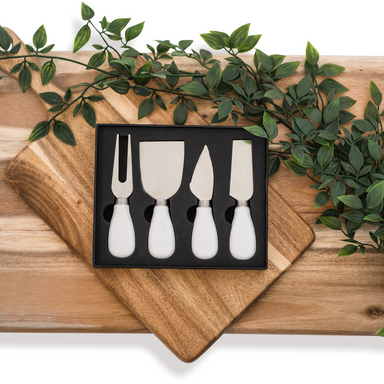 Lynn & Liana Ceramic Cheese Knife Set - The Cottage