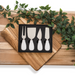 Lynn & Liana Ceramic Cheese Knife Set - The Cottage