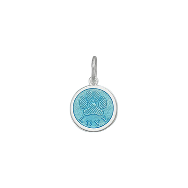 Lola Paw Print Pendant - Light Blue - The Cottage