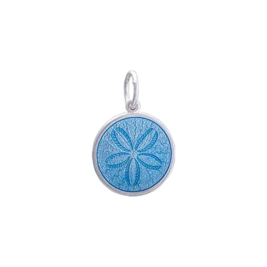 Lola Sand Dollar Pendant - Light Blue - The Cottage