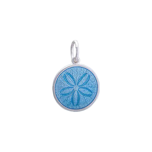 Lola Sand Dollar Pendant - Light Blue - The Cottage