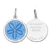 Lola Sand Dollar Pendant - Light Blue - The Cottage