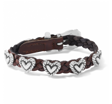 Brighton Roped Heart Braid Bandit Bracelet - The Cottage