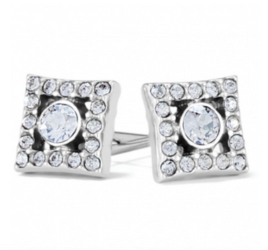 Brighton Illumina Diamond Silver Post Earrings - The Cottage